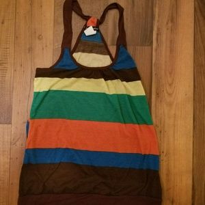 Racerback Multicolor Tank
